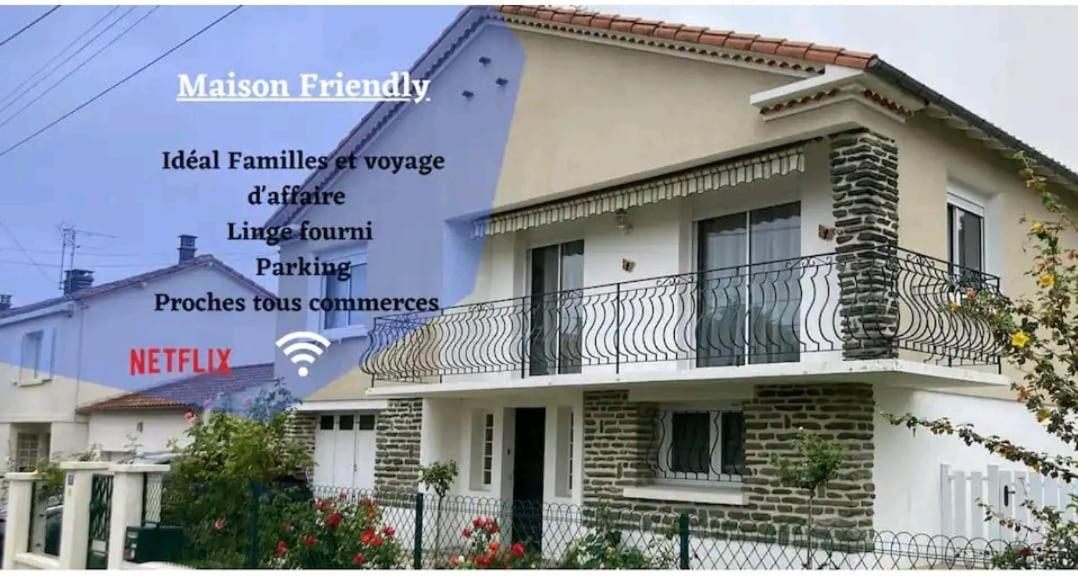 -Comme A La Maison- Jardin, Veranda, Ideal Familles Et Business Niort Exterior foto
